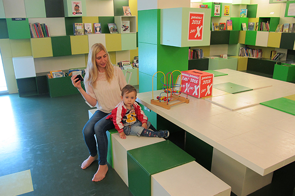 Stadtteilbibliothek Rentemestervej, Kopenhagen - Kinderabteilung